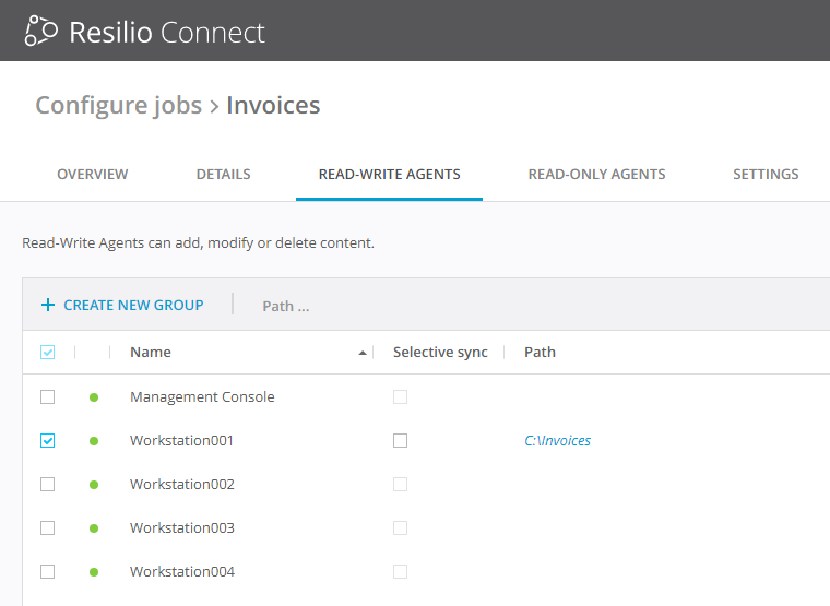 Custom Rw Path Selected