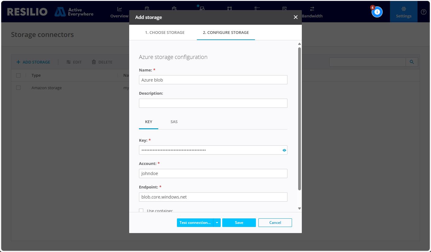 Mc Storage Connectors Azure