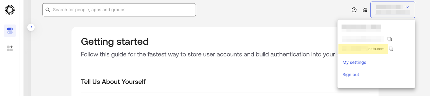 Okta Oraganization Id