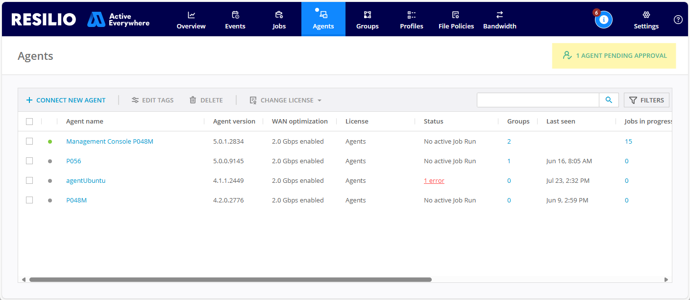 Mc Agents List Pending