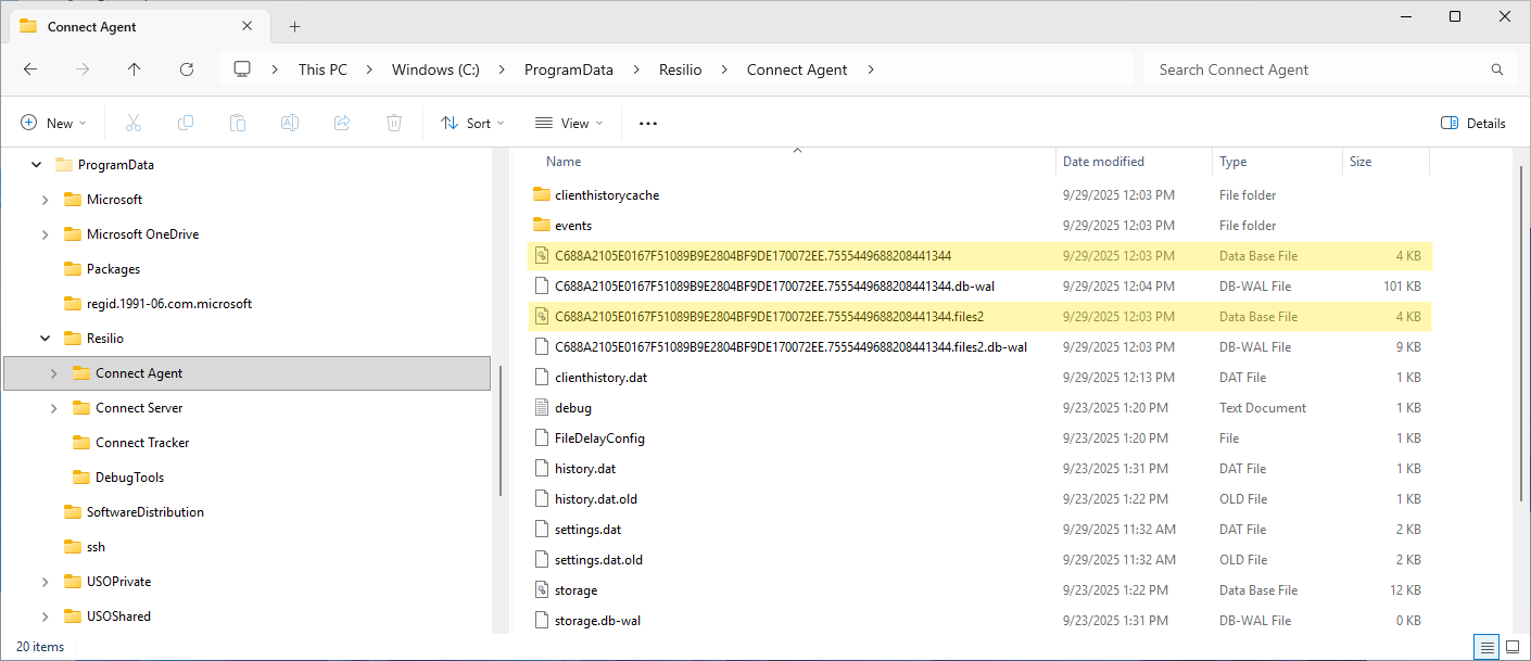 Mc Backup Agent Files