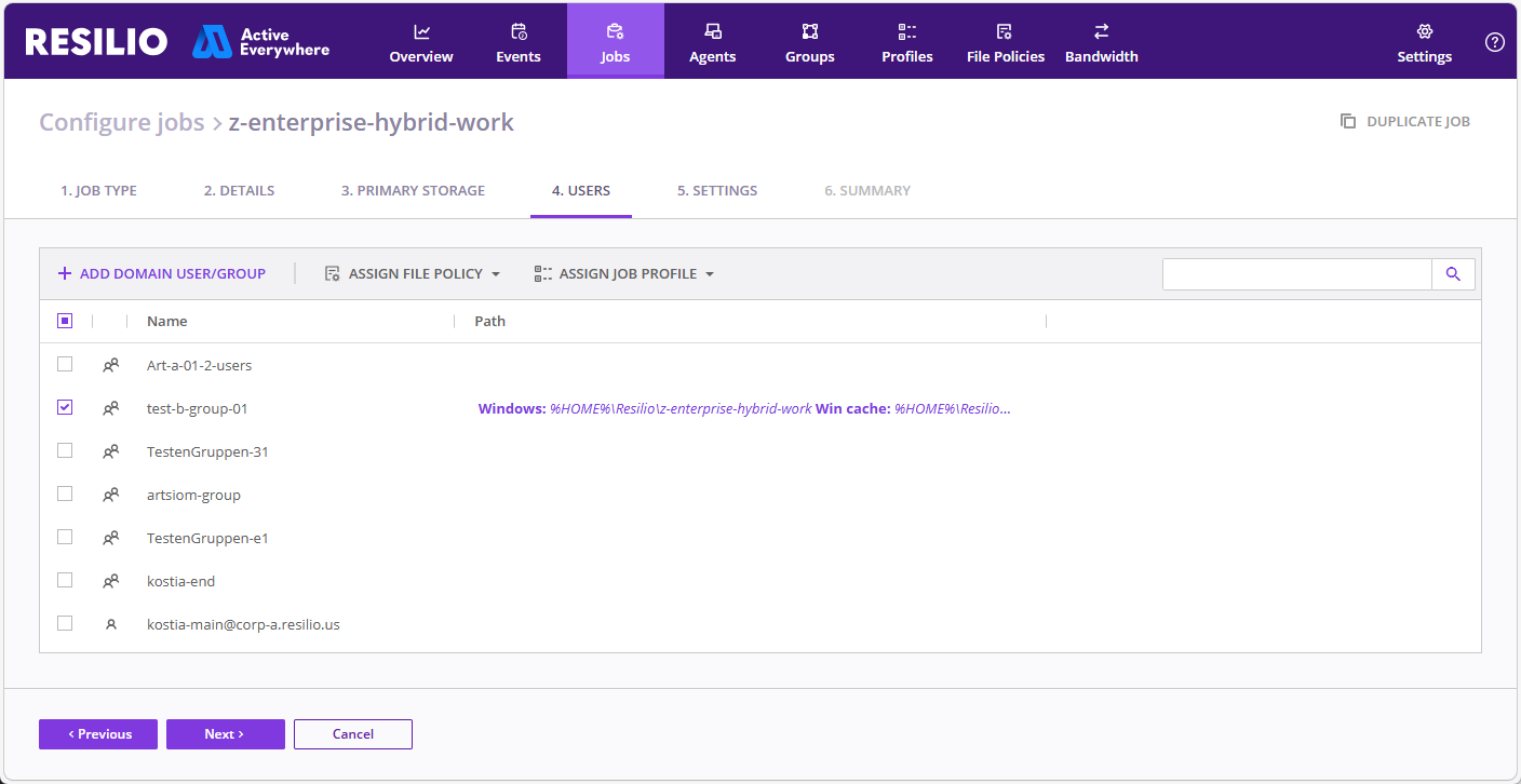 Enterprise Hybrid Work Job End Users