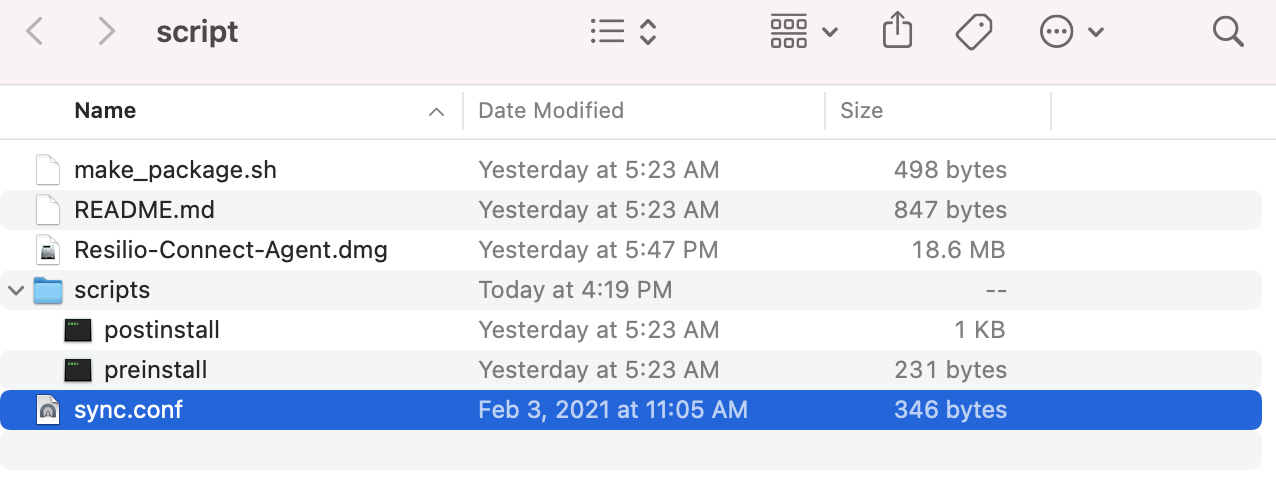 Install Agent Create Package