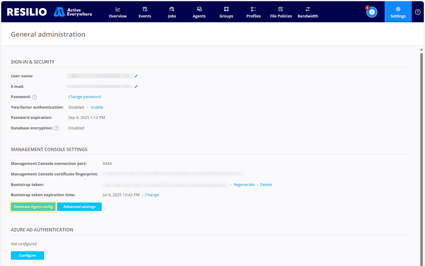 Install Agent Generate Agent Config