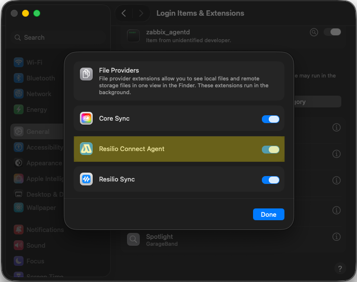 Macos Settings File Providers Extensions