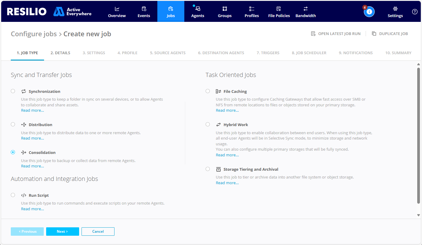 Mc Configure Job Consolidation