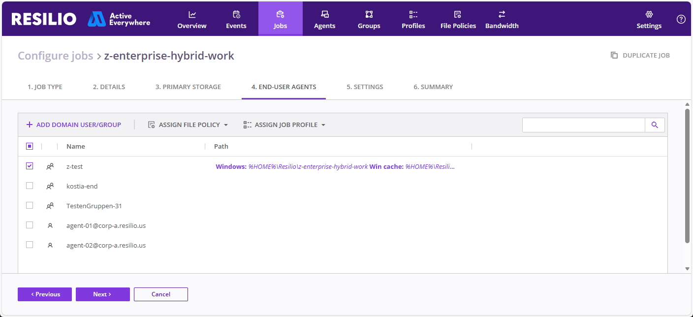 Enterprise Hybrid Work Job End Users