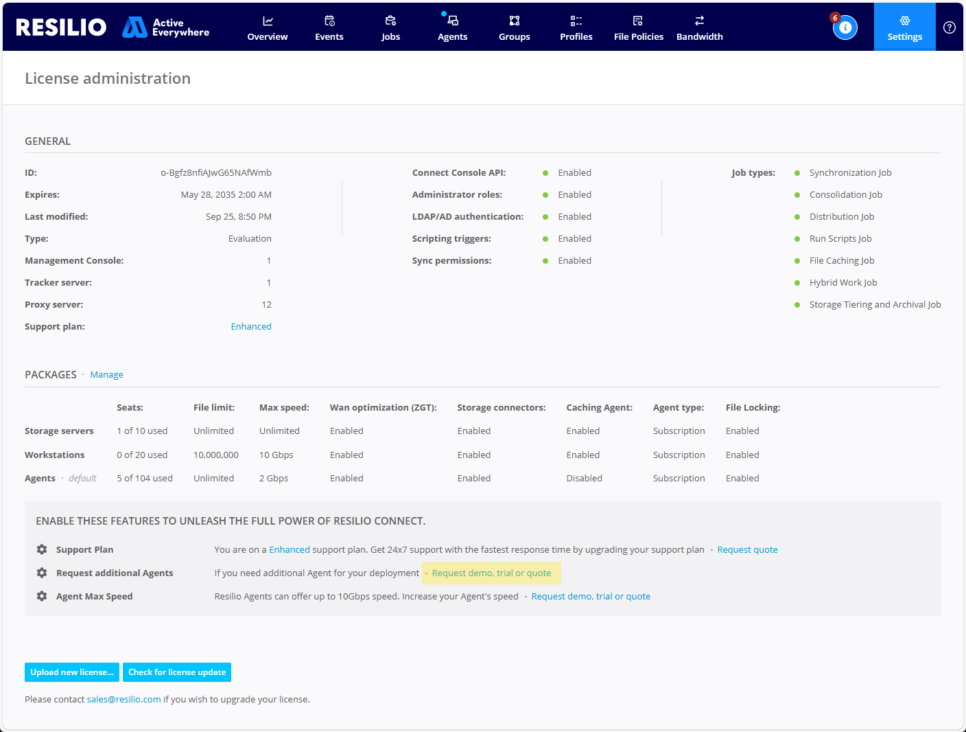 Apply License Request Demo