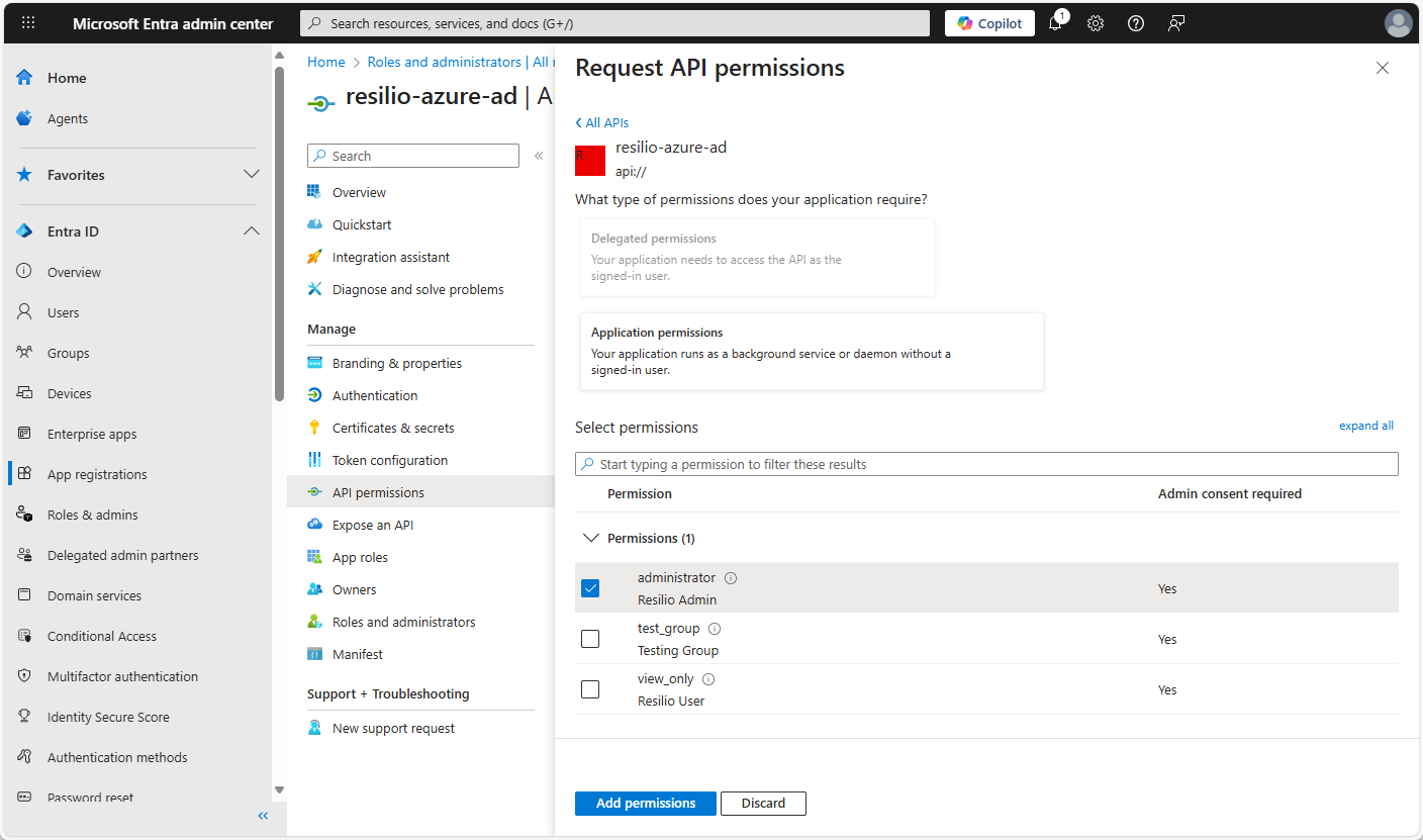 Mc Azure Ad Add Api Permissions