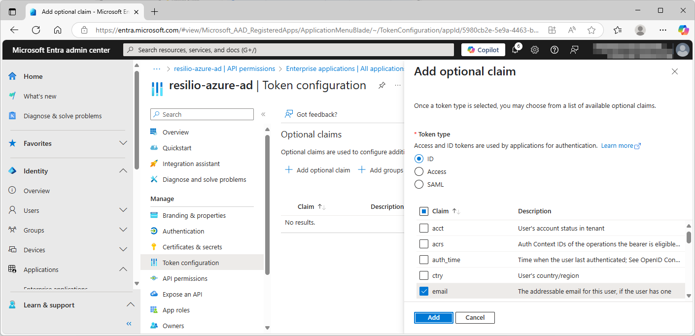 Mc Azure Ad Add Claim