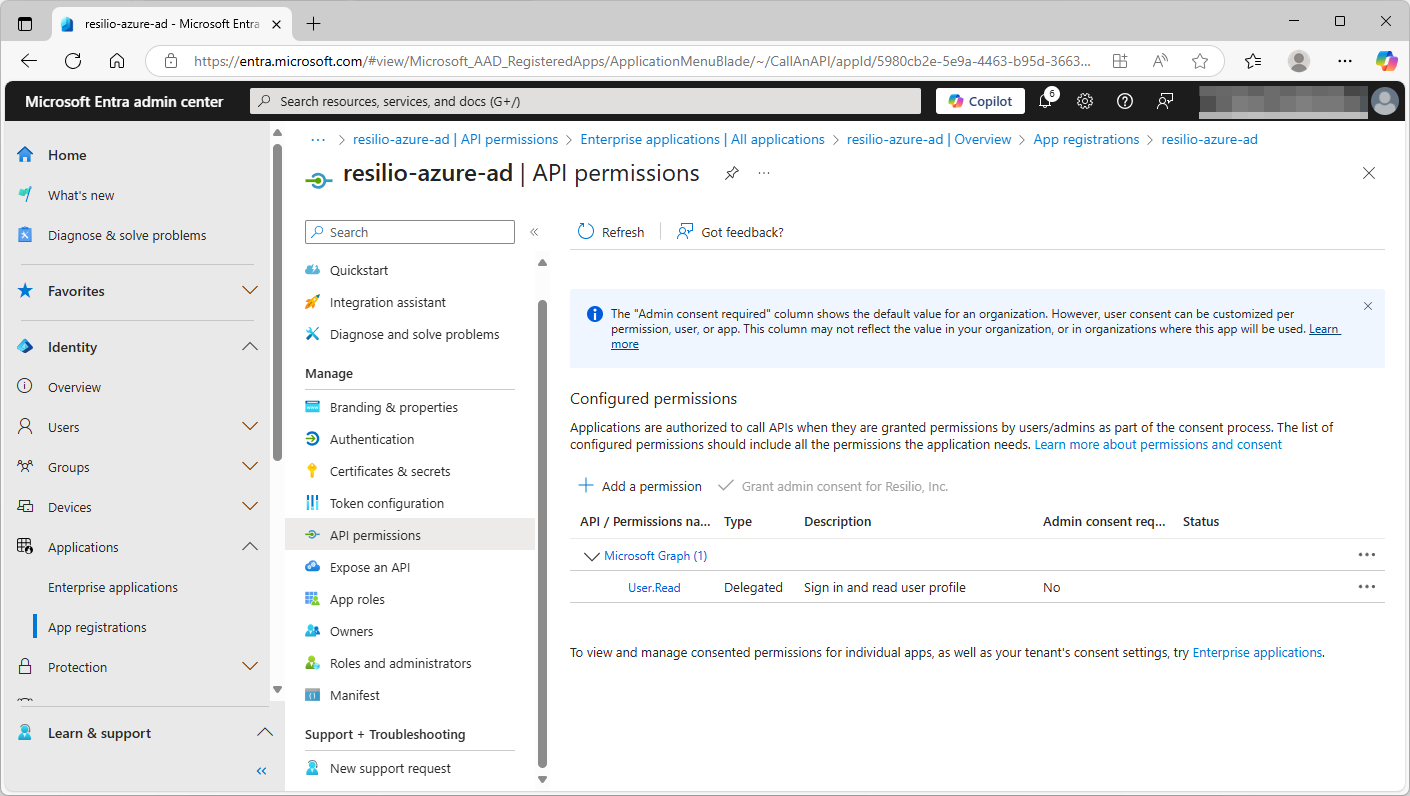 Mc Azure Ad Api Permissions