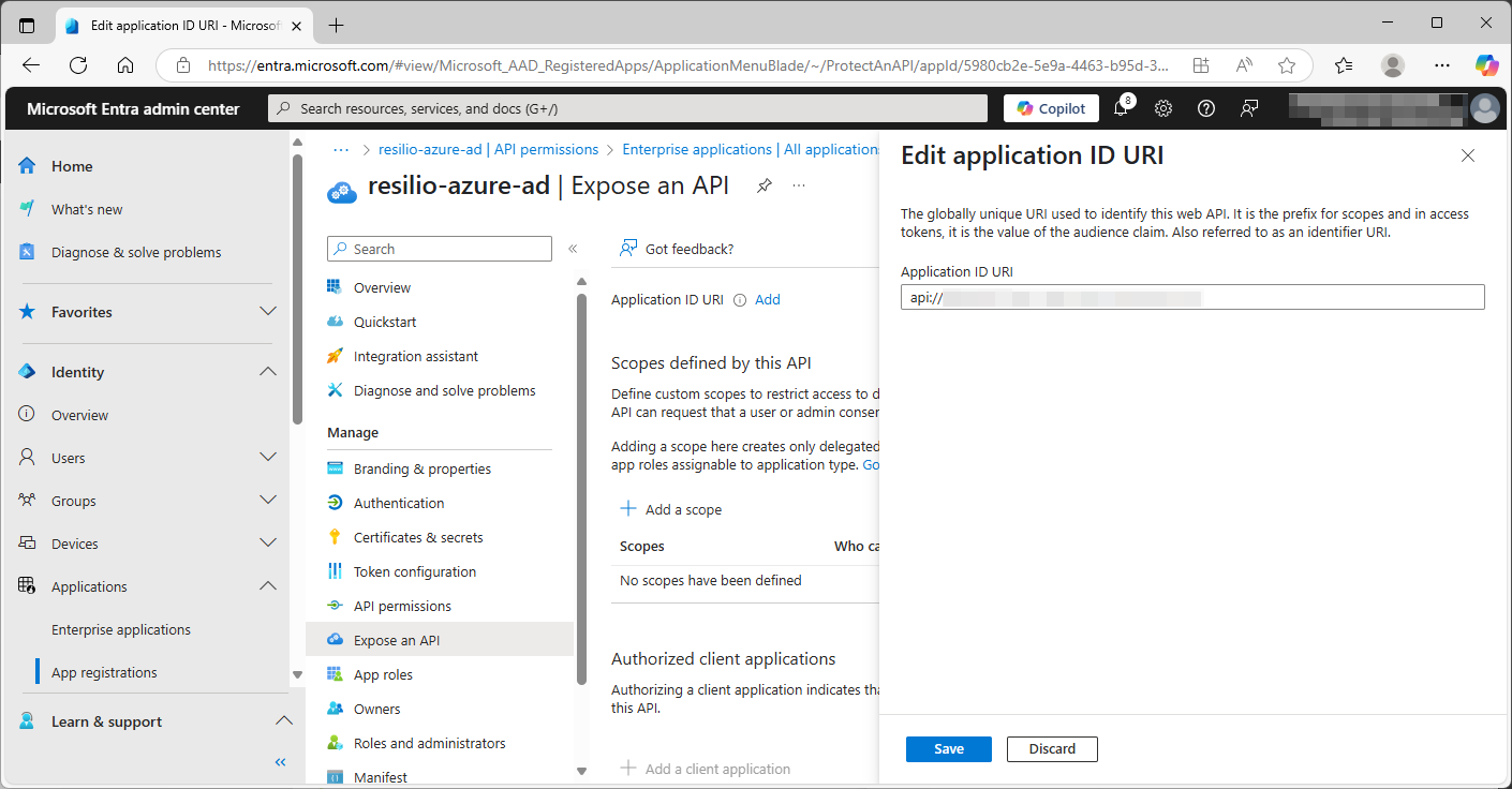 Mc Azure Ad Application Id Uri