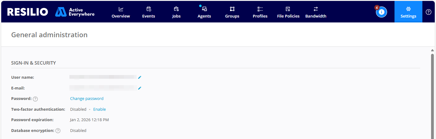 Mc Settings Sign In Security