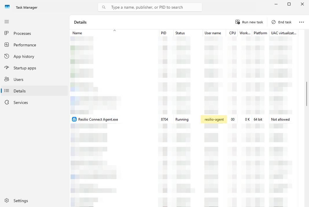 File Permissions Errors Task Manager