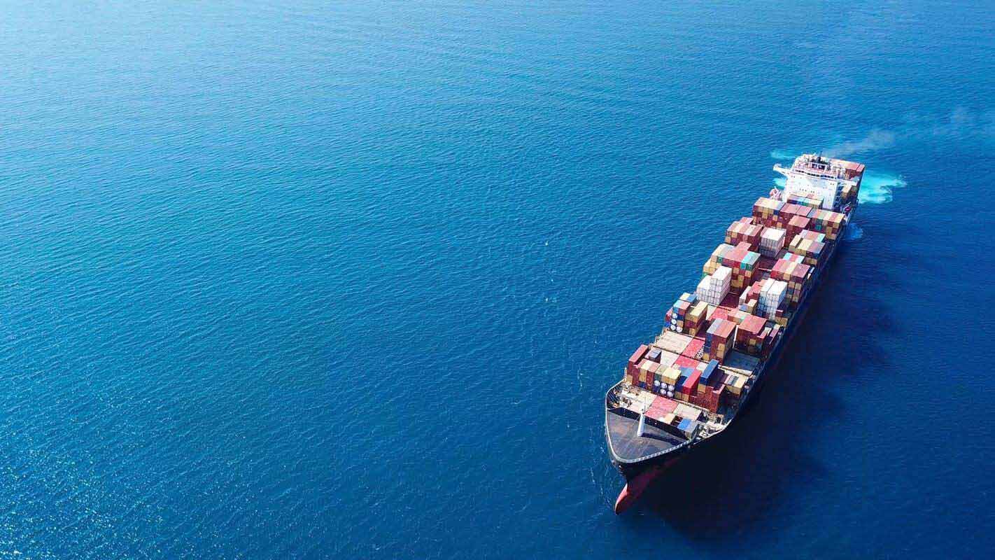 vessel out at sea